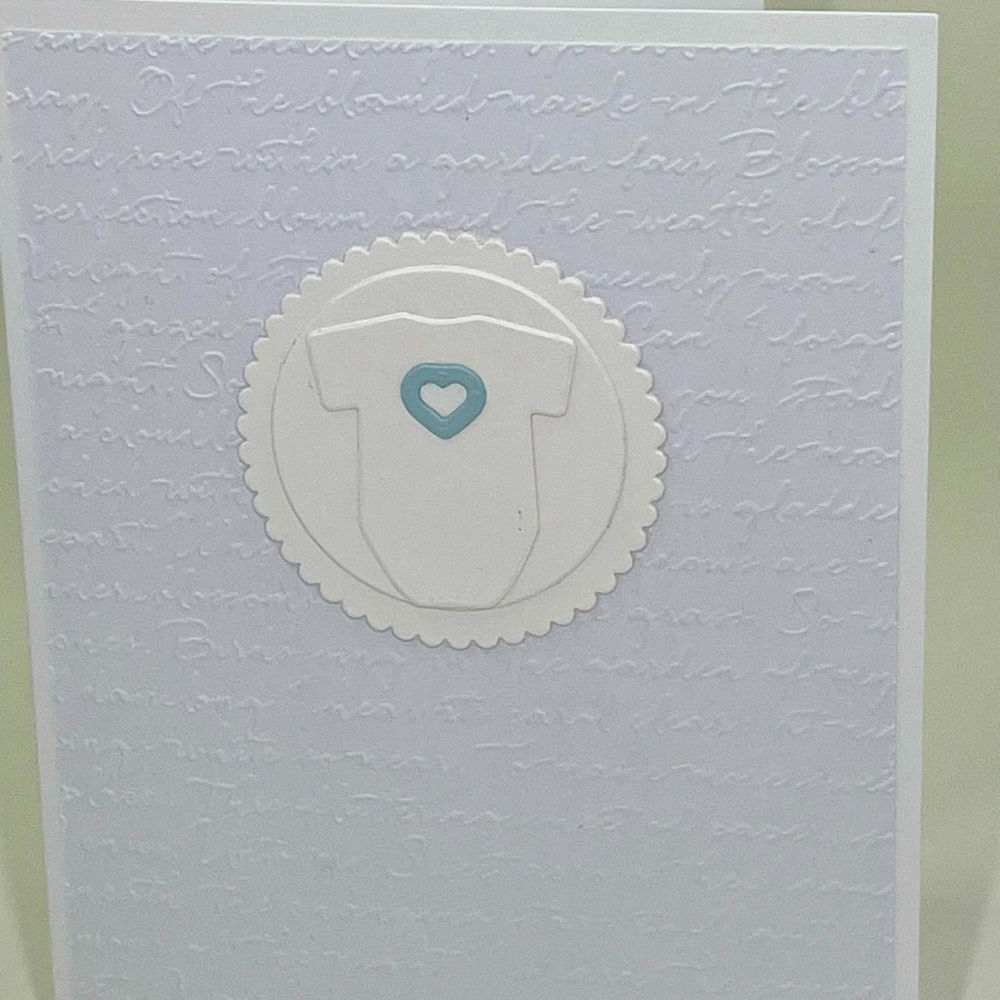 10 Fancy Handmade Stampin' Up! Welcome Baby Cards w/free ship - Picture 7 of 9